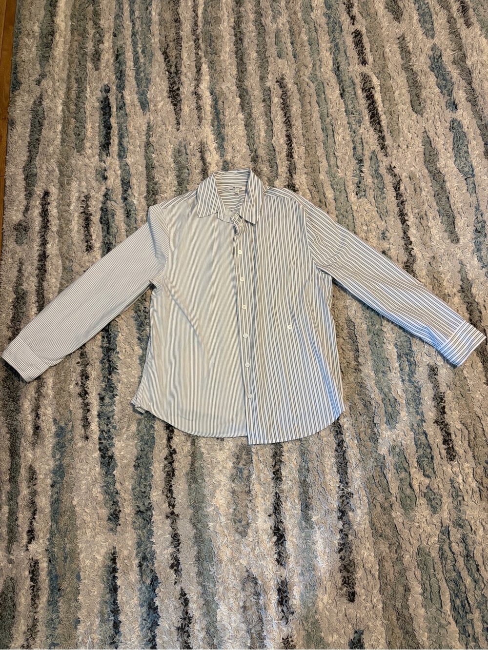 Madewell With a Twist Stripe Poplin Button-Up Shirt